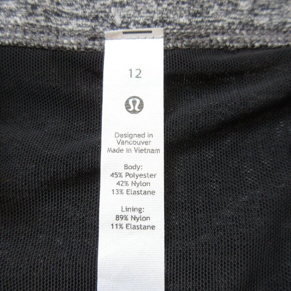 NWT Lululemon Define Jacket Luon in Heathered Black Stretch Full Zip 12 - Picture 4 of 6